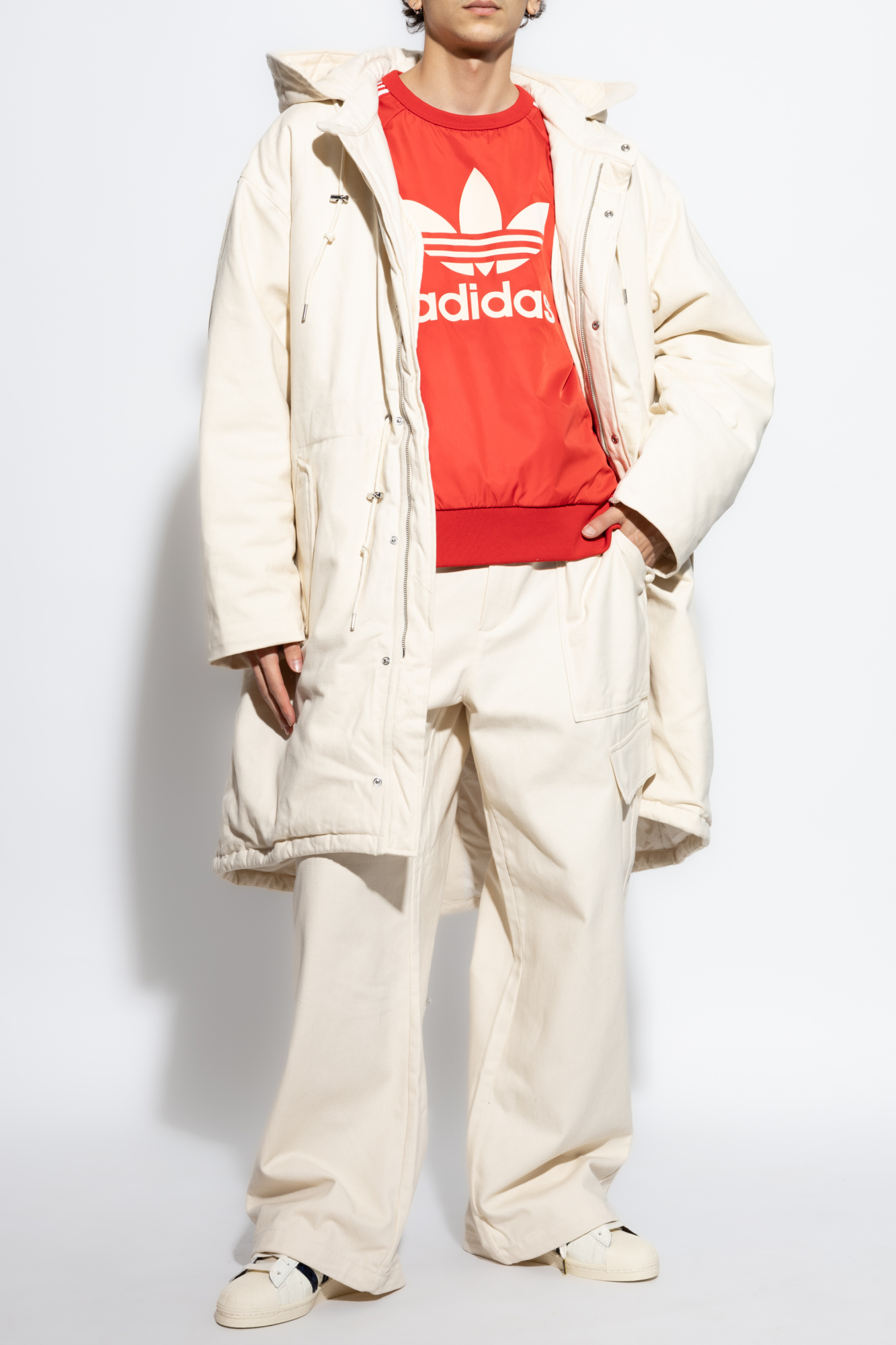 パーカー・フーディ adidas x Wales Bonner Light Parka adidas adidas x Wales Bonner Track Hoodie | Saks Fifth Avenue
